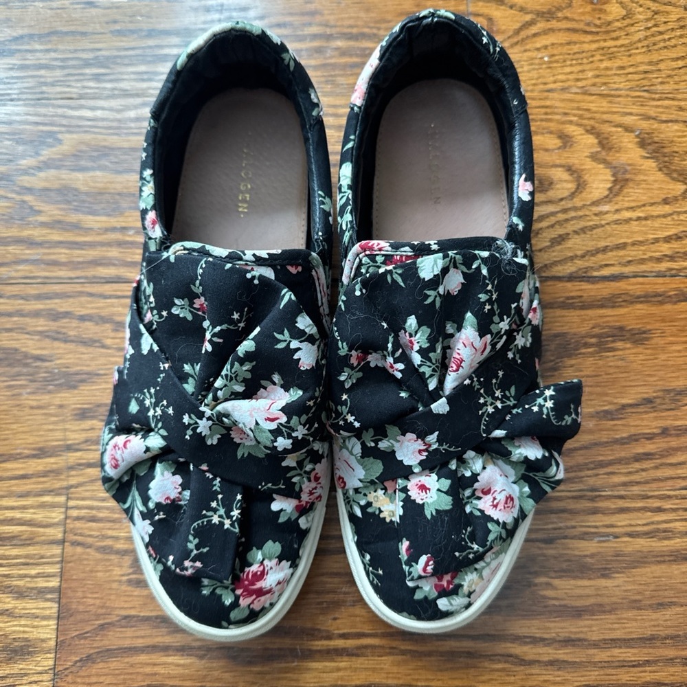 Halogen Floral Bow Slip-On Sneakers